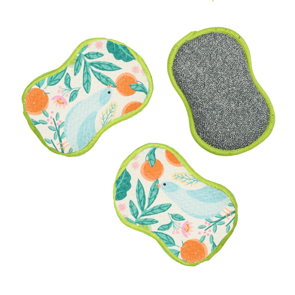 RE:usable Sponges (Set of 3) - MT Partridge Family - Once Again Home Co.