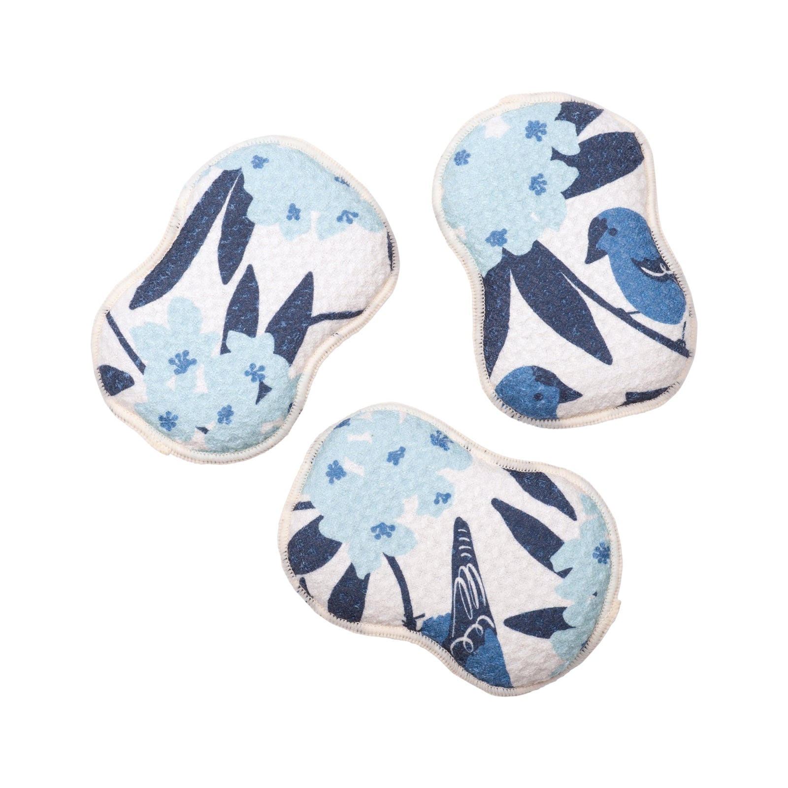 RE:usable Sponges (Set of 3) - Nuthatch Birdsong - Once Again Home Co.