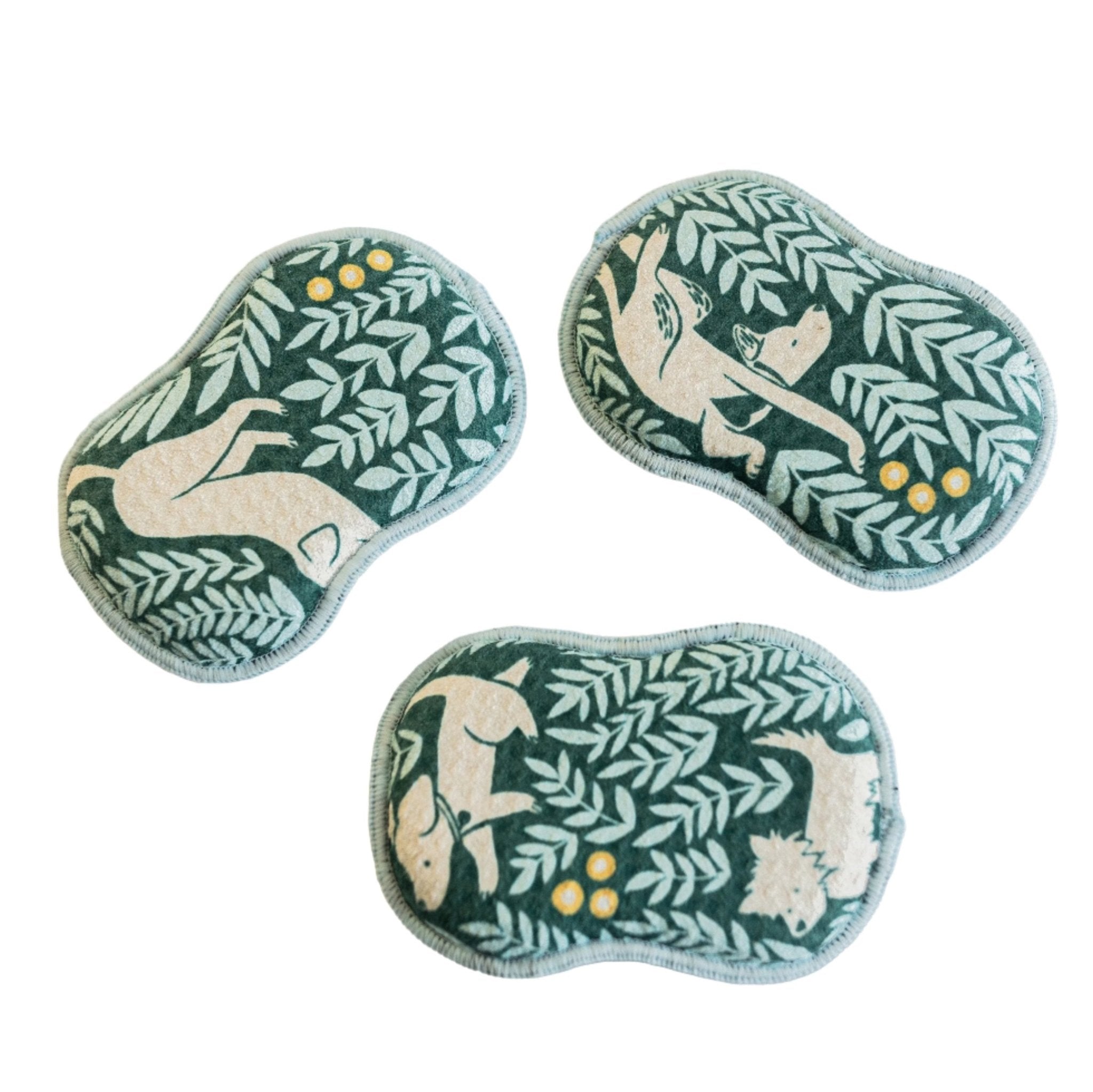 RE:usable Sponges (Set of 3) - Nuthatch Dog Park - Once Again Home Co.