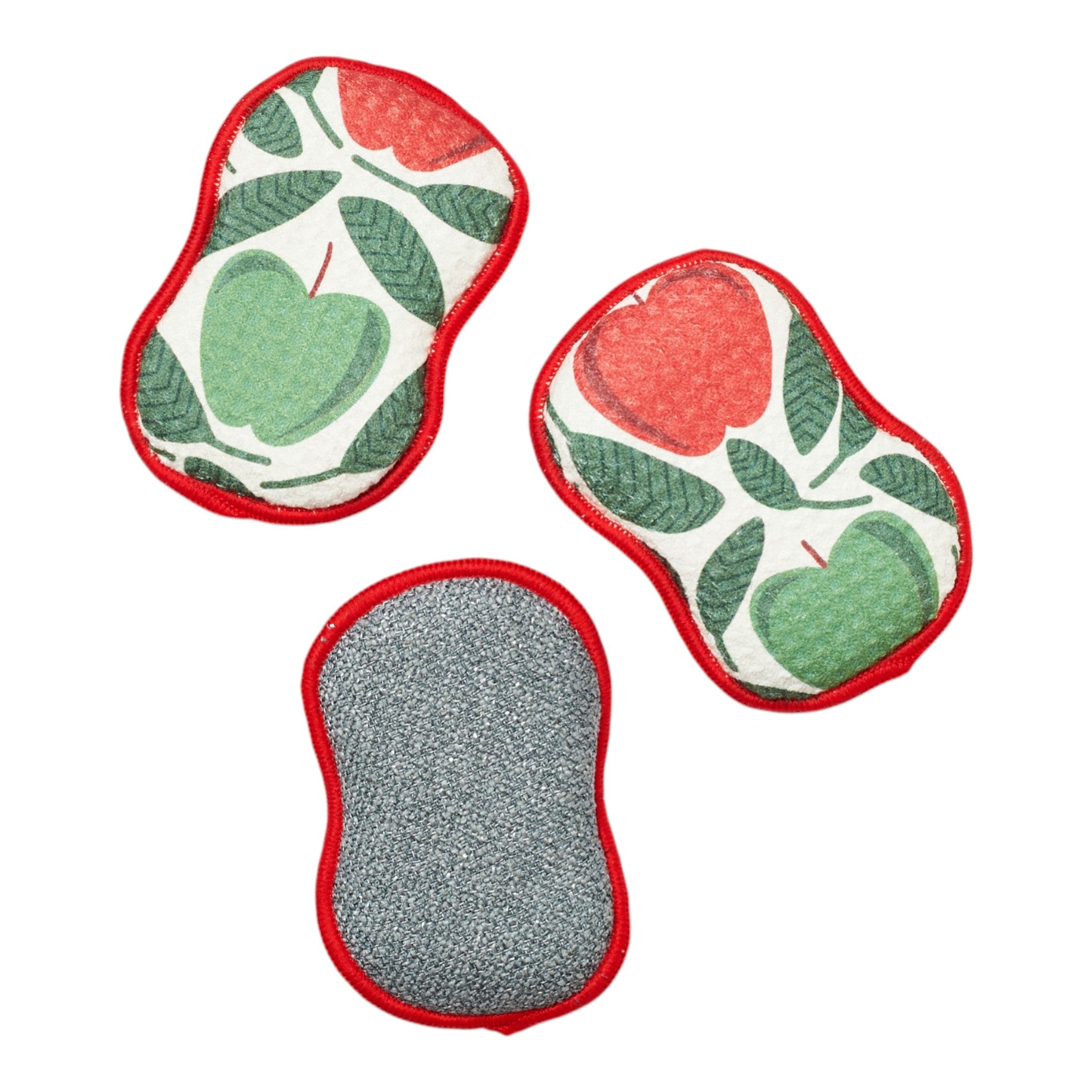 RE:usable Sponges (Set of 3) - Rebecca Jane Woolbright Happy Apple - Once Again Home Co.