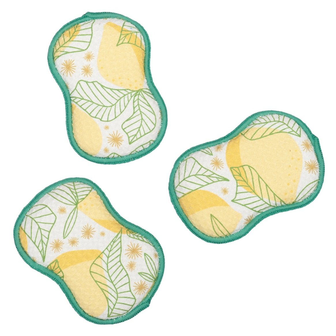 RE:usable Sponges (Set of 3) - Rebecca Jane Woolbright Lemon Sparkle - Once Again Home Co.