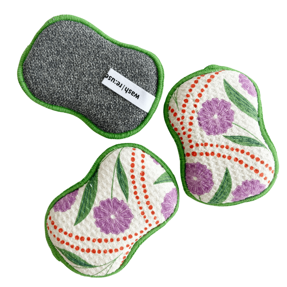 RE:usable Sponges (Set of 3) - RJW Soiree - Once Again Home Co.