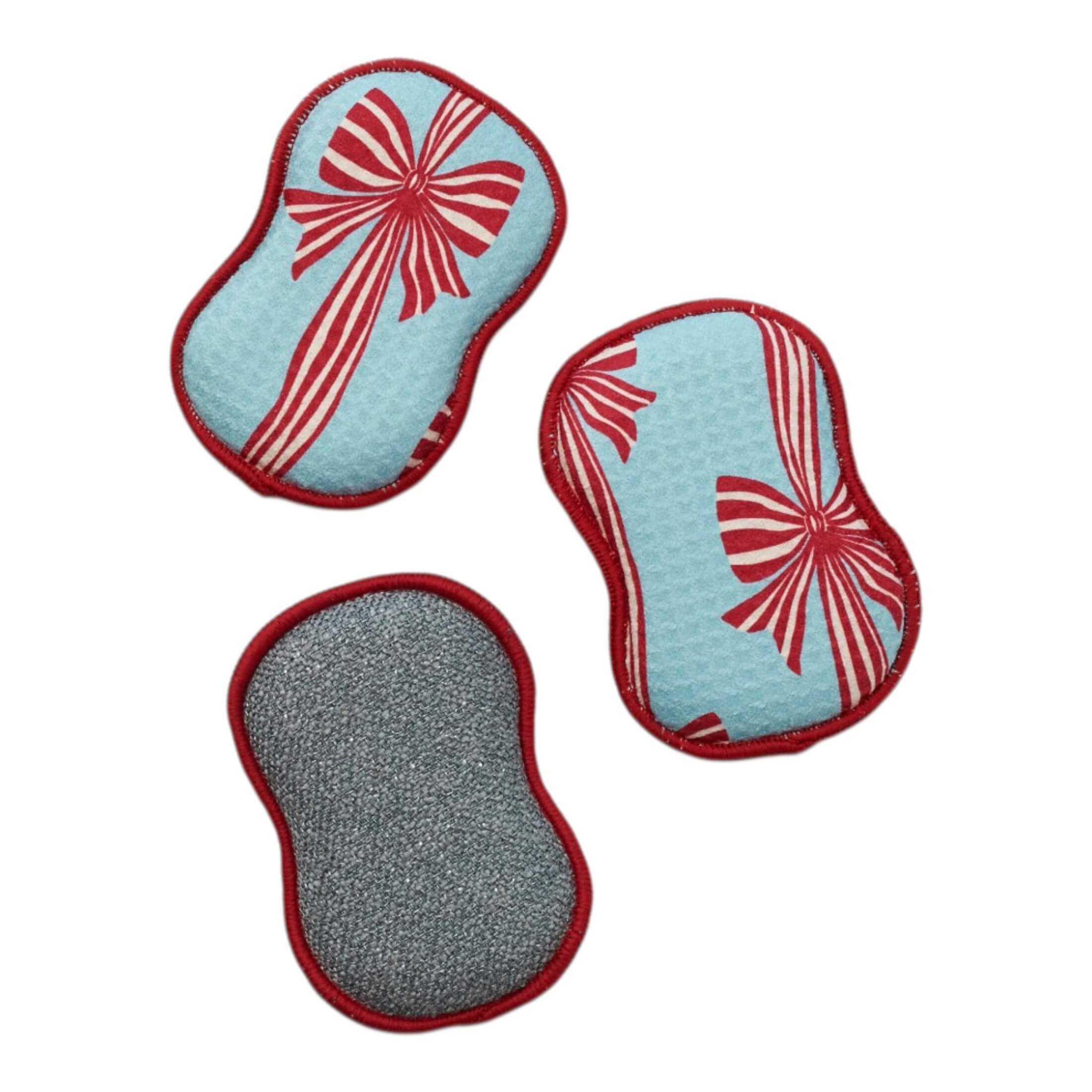 RE:usable Sponges (Set of 3) - Signature Bowtie - Once Again Home Co.