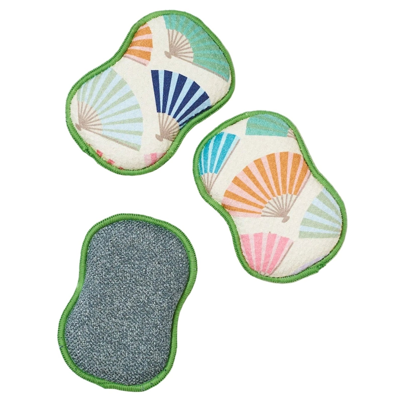 RE:usable Sponges (Set of 3) - Signature Collection Paper Fans - Once Again Home Co.