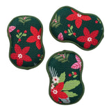 RE:usable Sponges (Set of 3) - Signature Poinsettia Garden - Once Again Home Co.