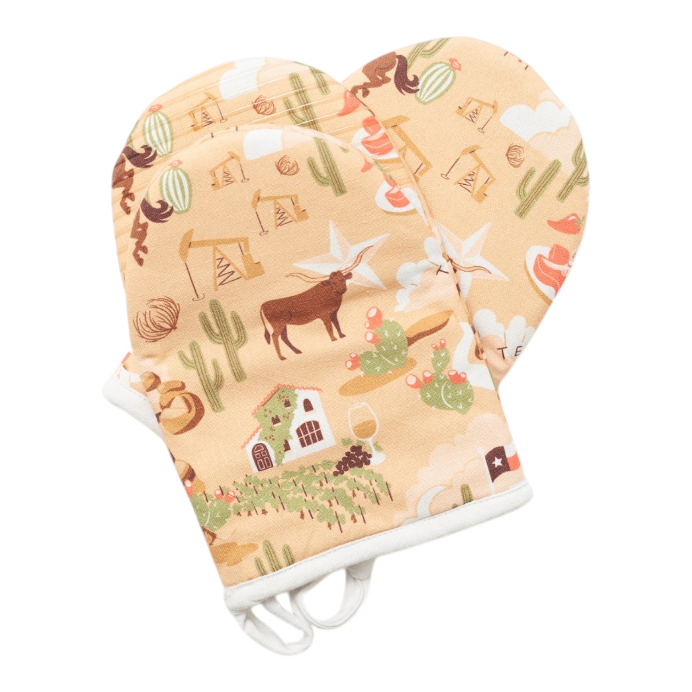 Texas re:heat Oven Mitt - Set of 2 - Once Again Home Co.