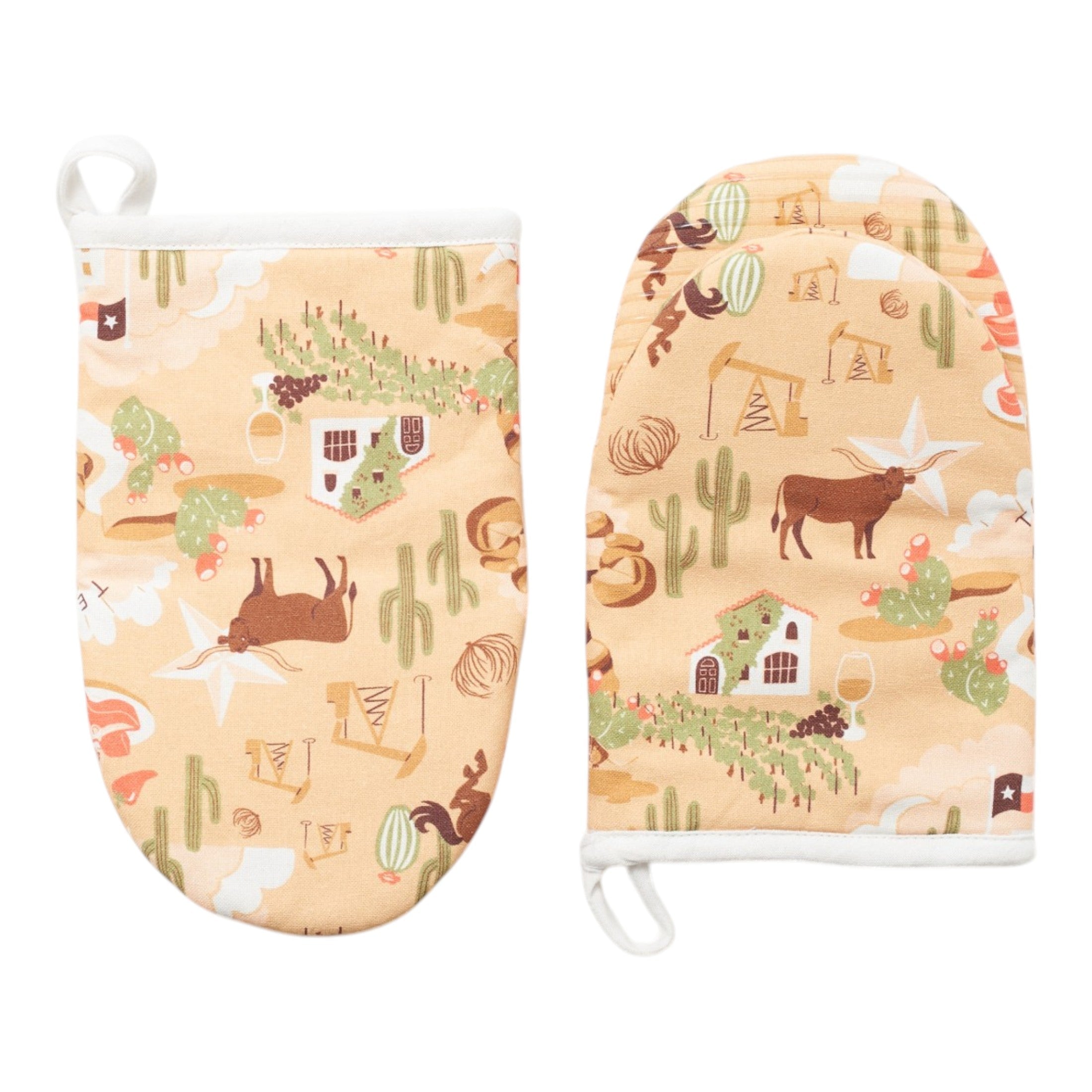 Texas re:heat Oven Mitt - Set of 2 - Once Again Home Co.