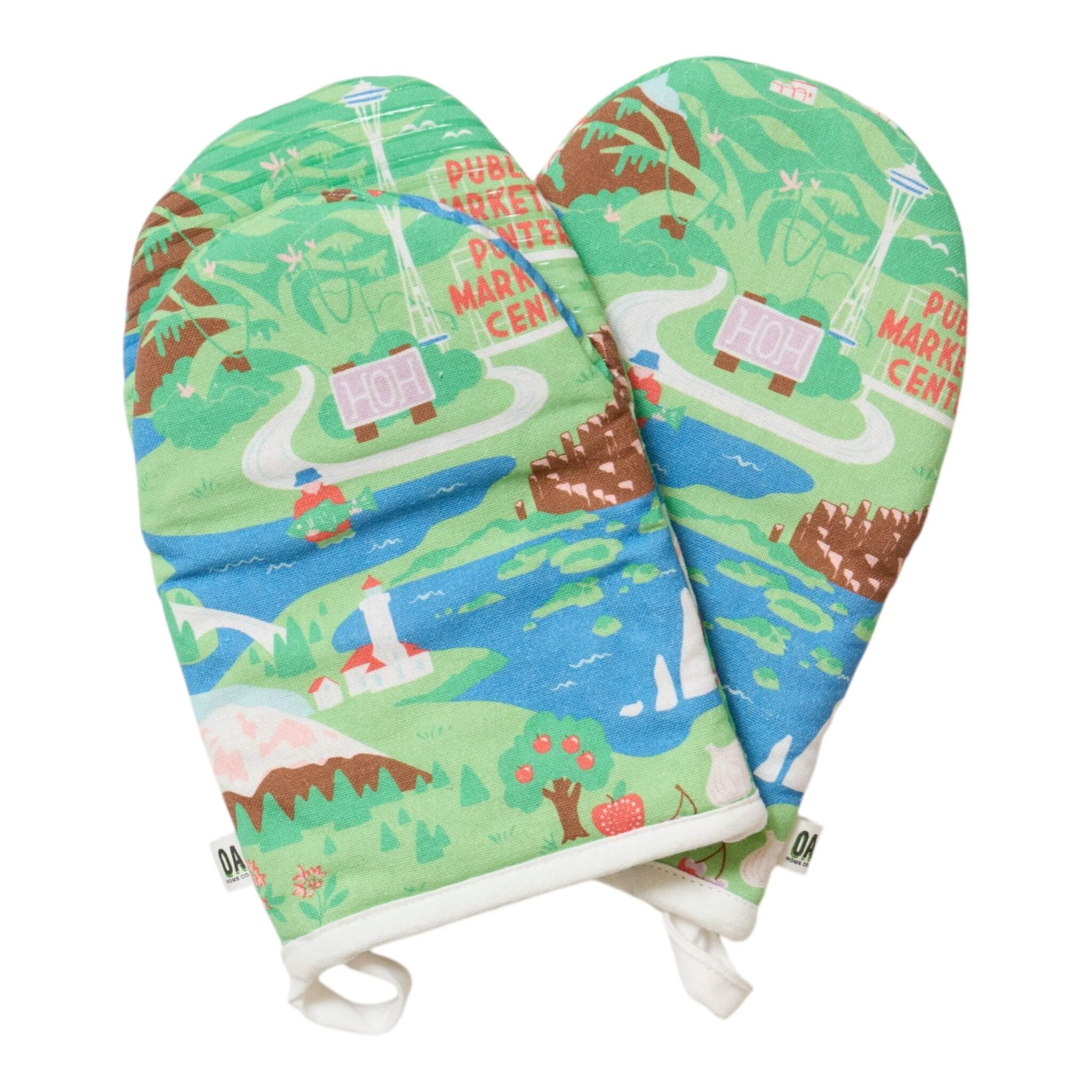 Washington re:heat Oven Mitt - Set of 2 - Once Again Home Co.