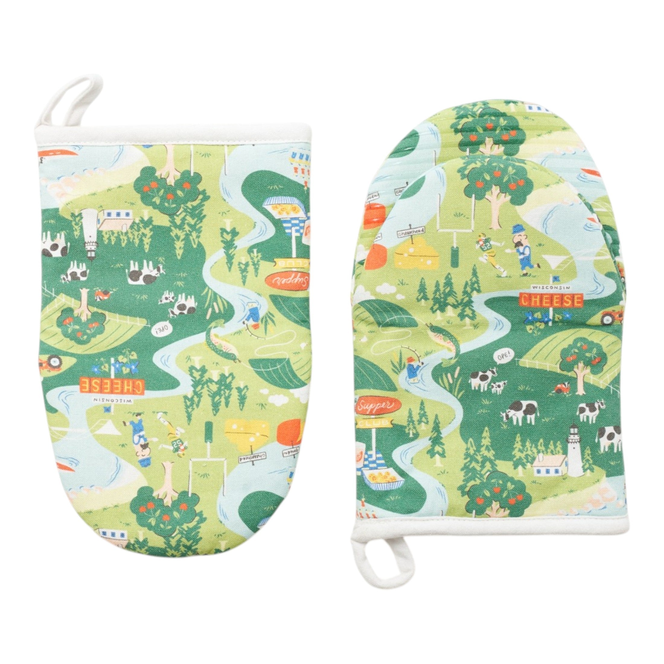 Wisconsin re:heat Oven Mitt - Set of 2 - Once Again Home Co.