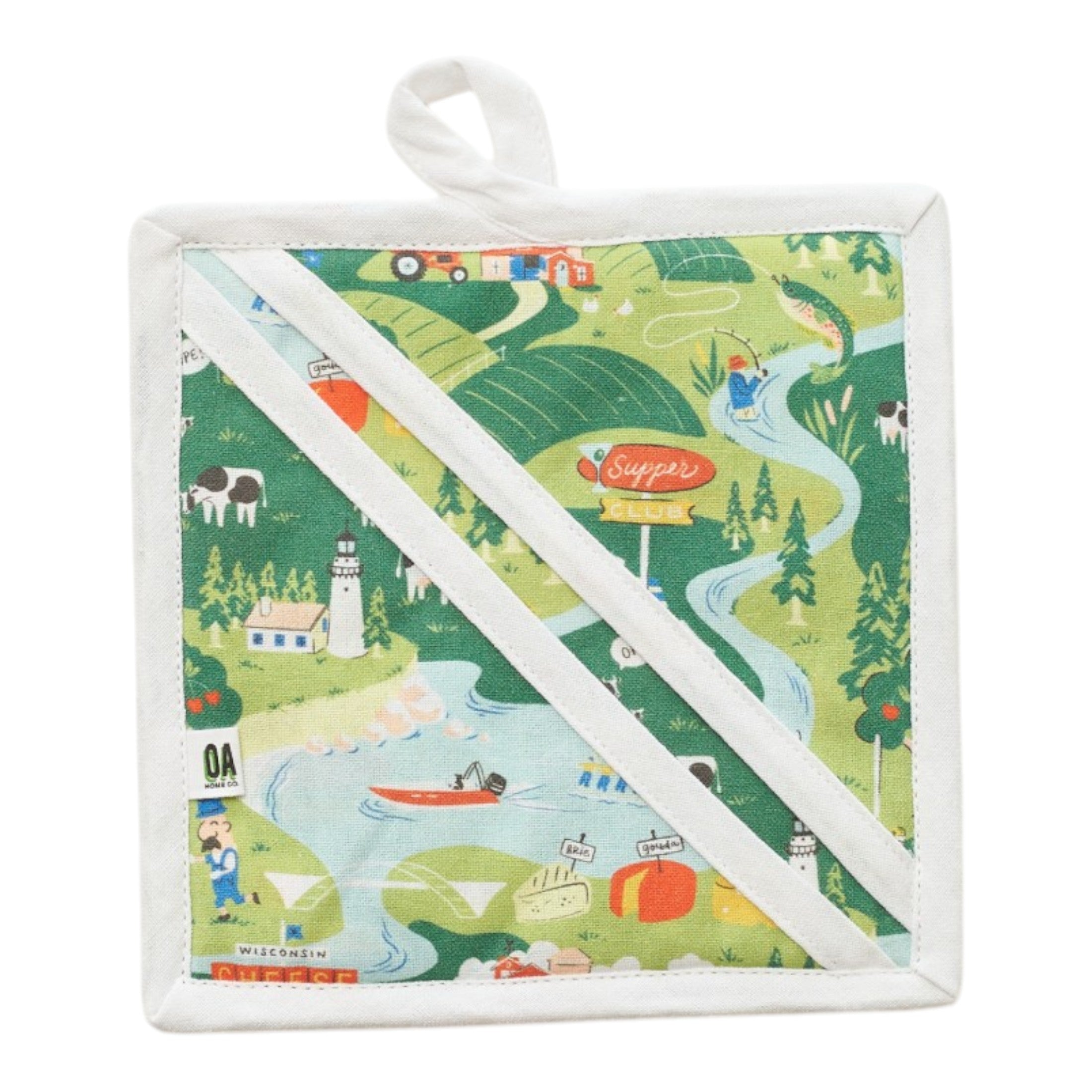 Wisconsin re:heat Potholder - Set of 2 - Once Again Home Co.