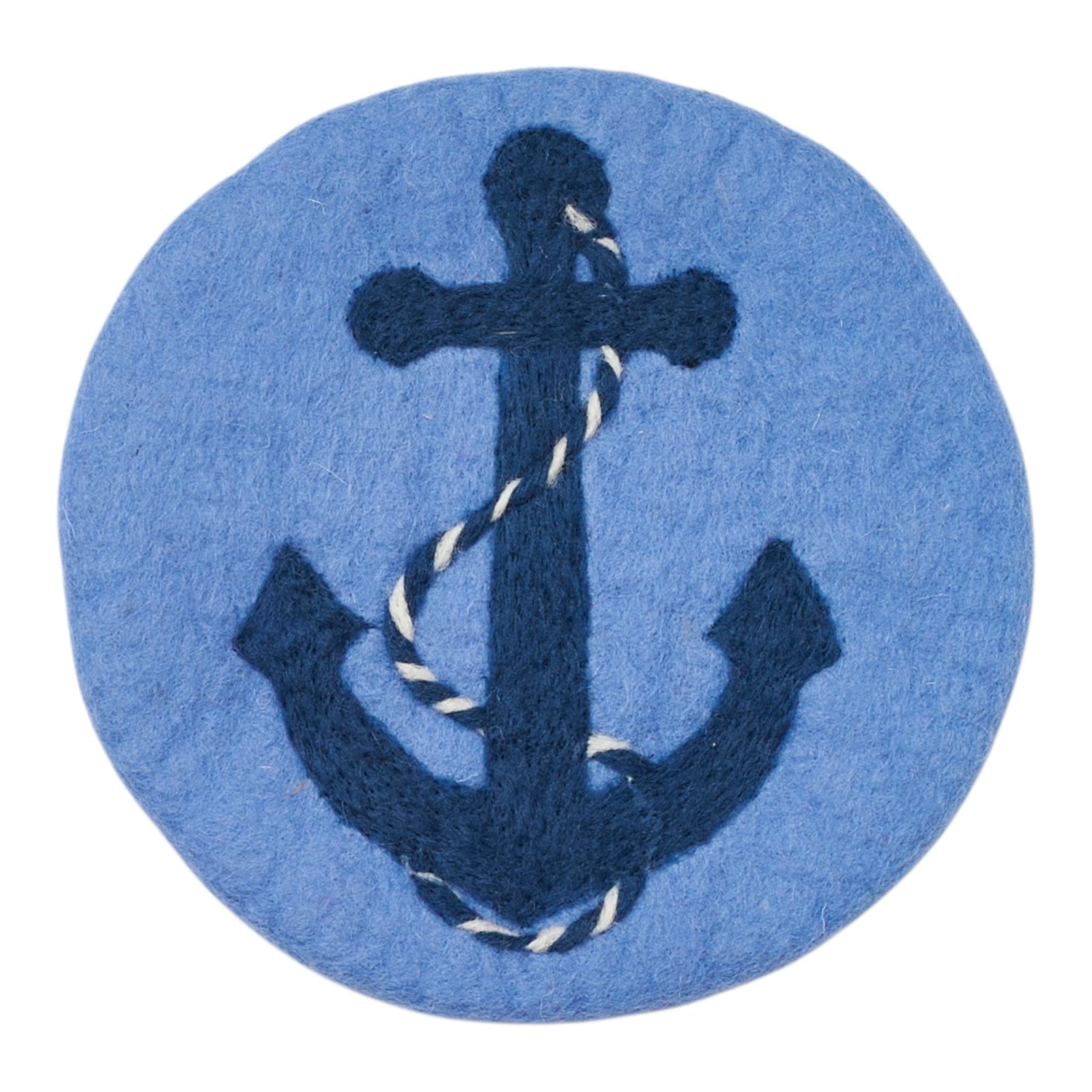 Wool Trivet - Anchor - Once Again Home Co.