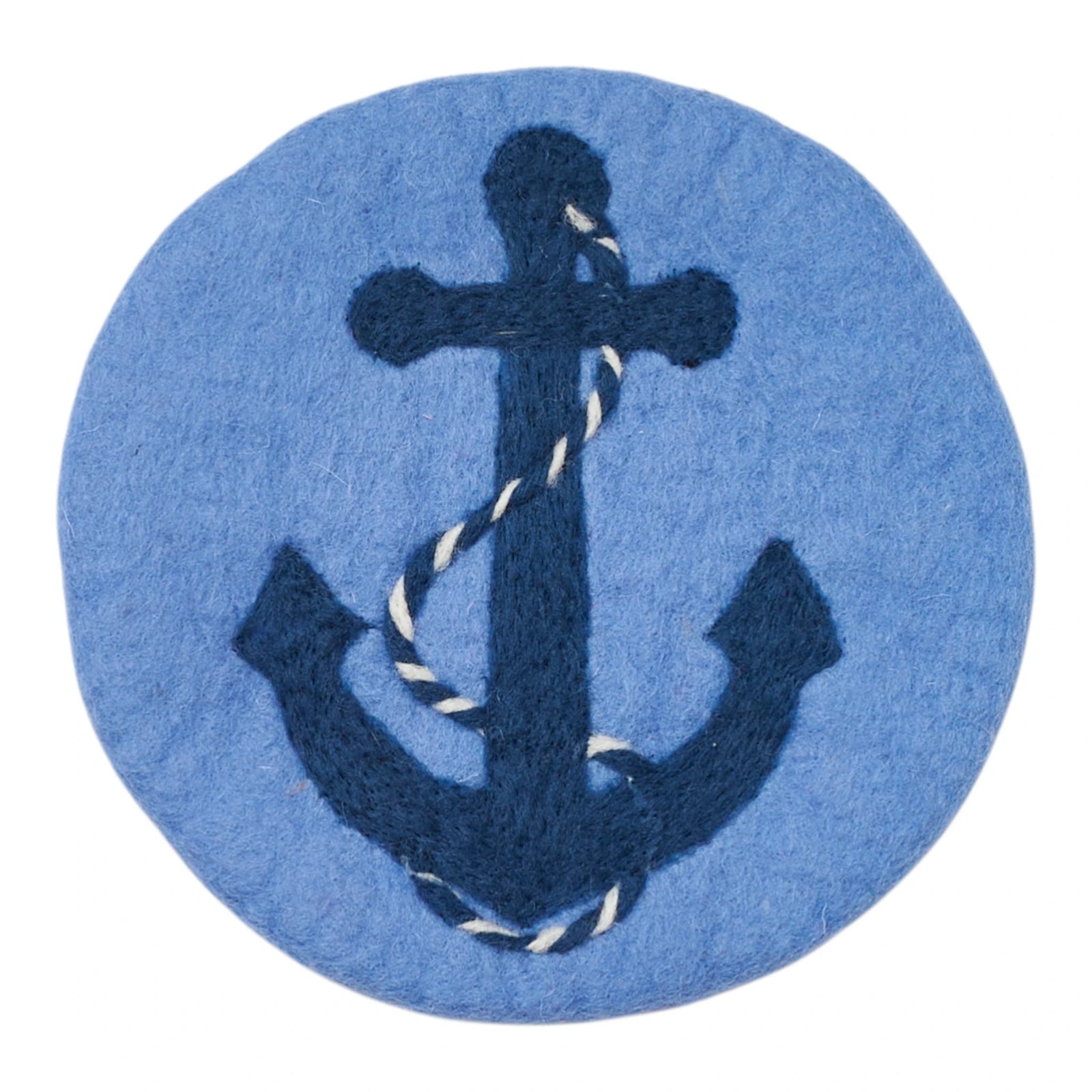 Wool Trivet - Anchor - Once Again Home Co.