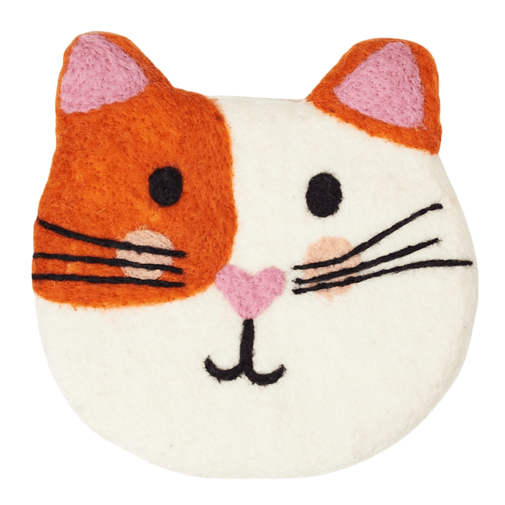 Wool Trivet - Cat - Once Again Home Co.
