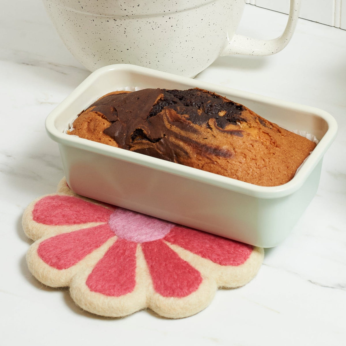 Wool Trivet - Flower - Once Again Home Co.