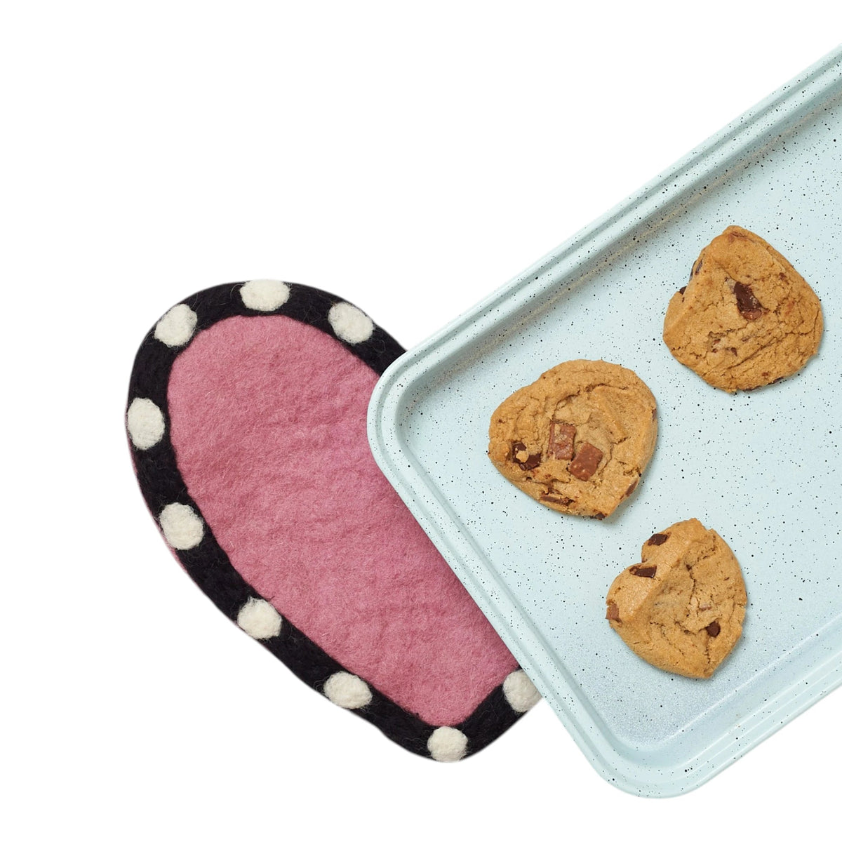 Wool Trivet - Mary Engelbreit Heart - Once Again Home Co.