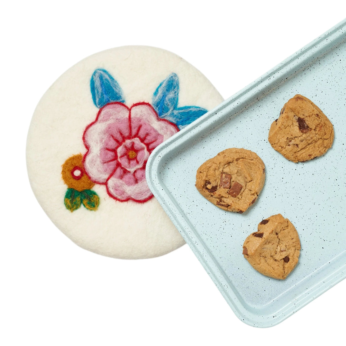 Wool Trivet - Mary Engelbreit Sunny Flowers - Once Again Home Co.