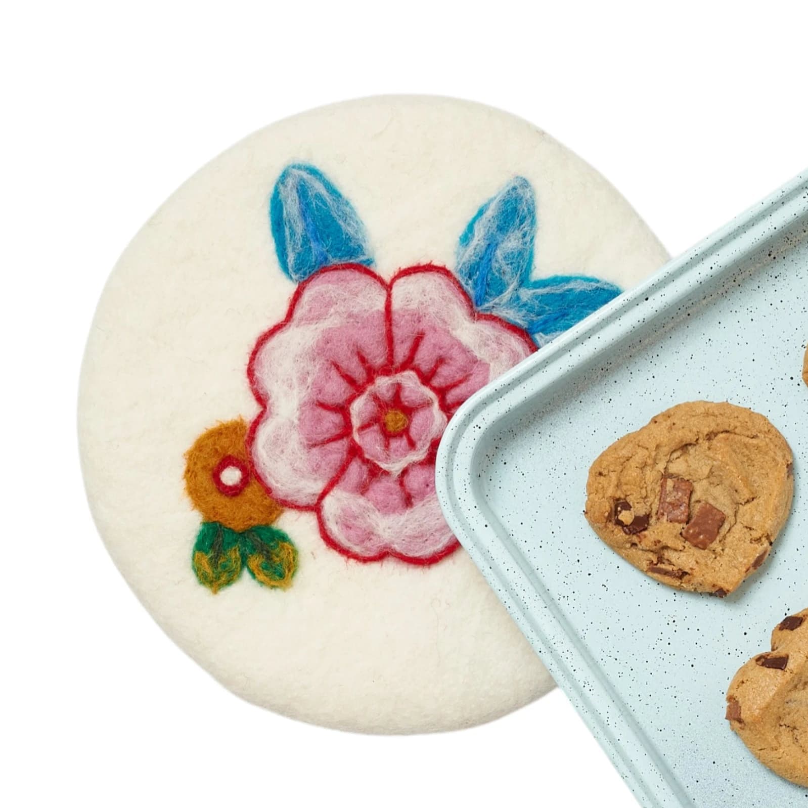 Wool Trivet - Mary Engelbreit Sunny Flowers - Once Again Home Co.