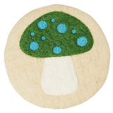 Wool Trivet - Mushroom in Green - Once Again Home Co.