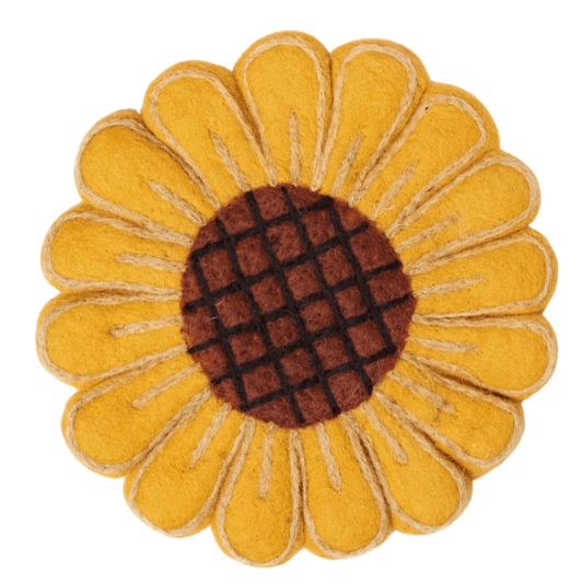 Wool Trivet - Sunflower - Once Again Home Co.