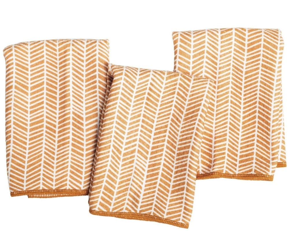 Mighty Mini Towel (Set of 3) - Branches kitchen towels Once Again Home Co. Gold  