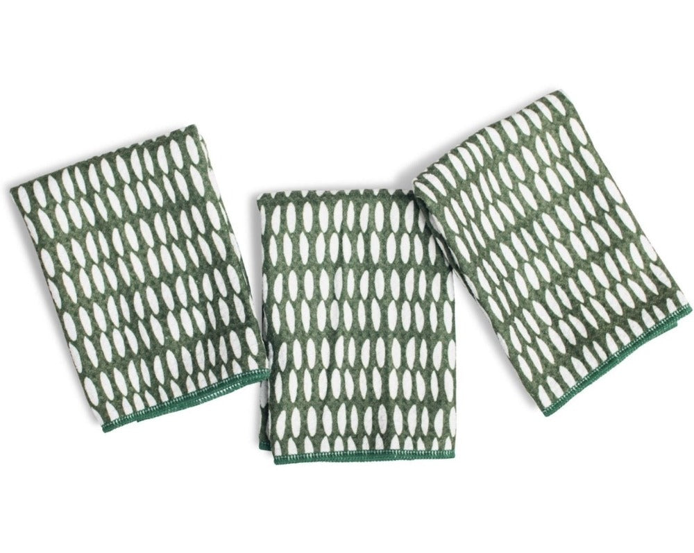Mighty Mini Towel (Set of 3) - Beans Kitchen Towels Once Again Home Co. Garden Green  