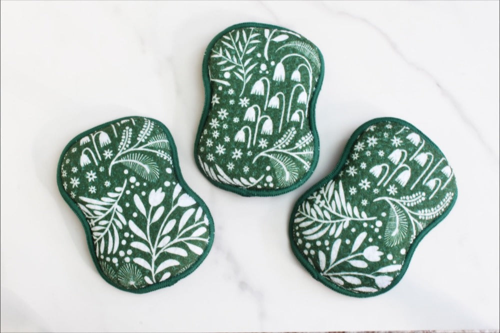 RE:usable Sponges (Set of 3) - Foliage