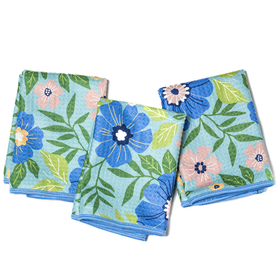 Mighty Mini Towel (Set of 3) - Garden kitchen towels Once Again Home Co. Turquoise  