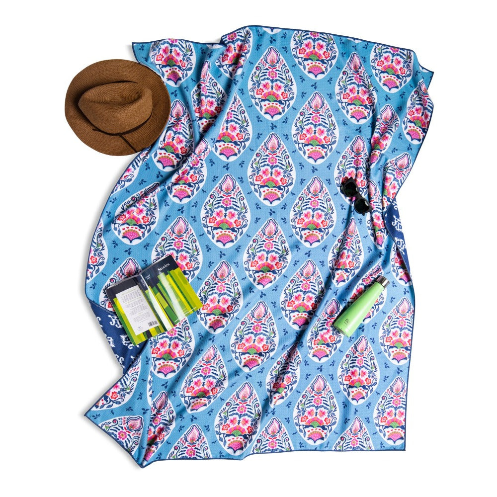 Go Anywhere Blanket in Global Drop | Beach Blanket, Picnic Blanket, Travel Blanket | Once Again Home Co.
