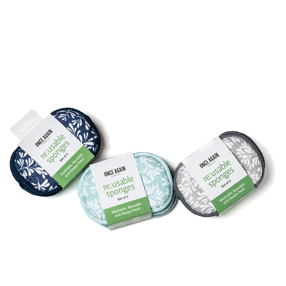 Assorted RE:usable Sponges (Set of 3) - Herbage 12