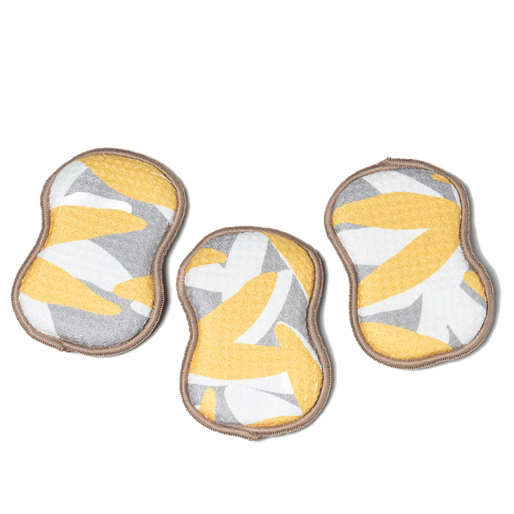 Assorted RE:usable Sponges (Set of 3) - JAPONICA 12 Sponges &amp; Scouring Pads Once Again Home Co.   
