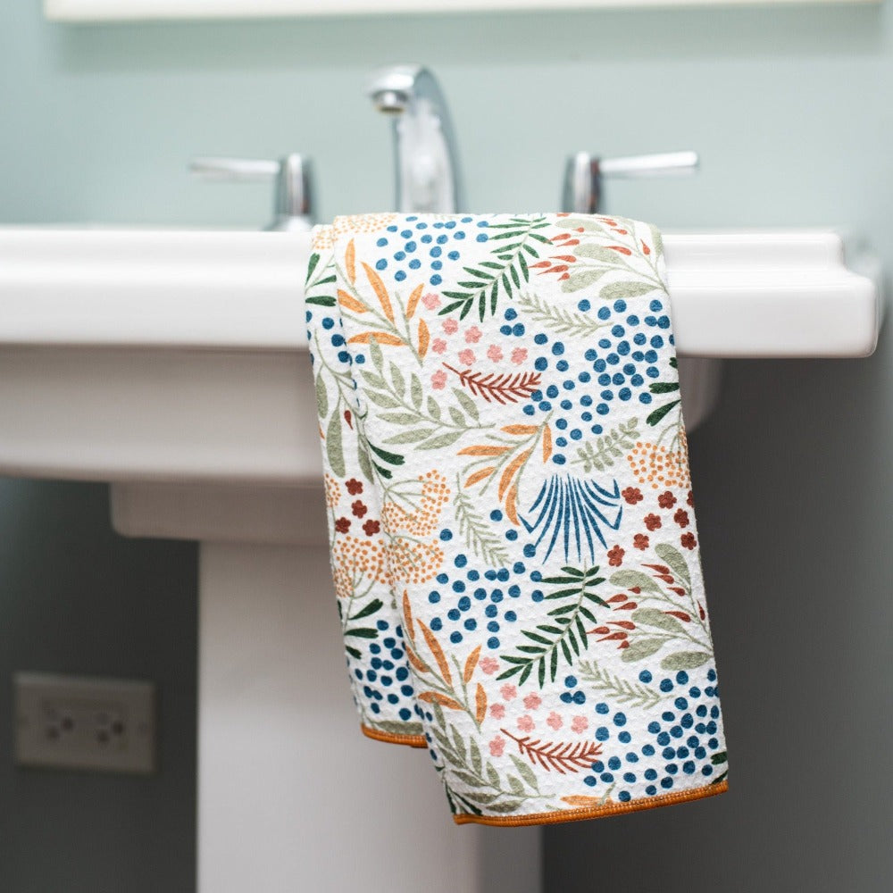 Anywhere Towel Inca Floral | Kitchen Towel, Bathroom Towel, Towel for Gym | Once Again Home Co.