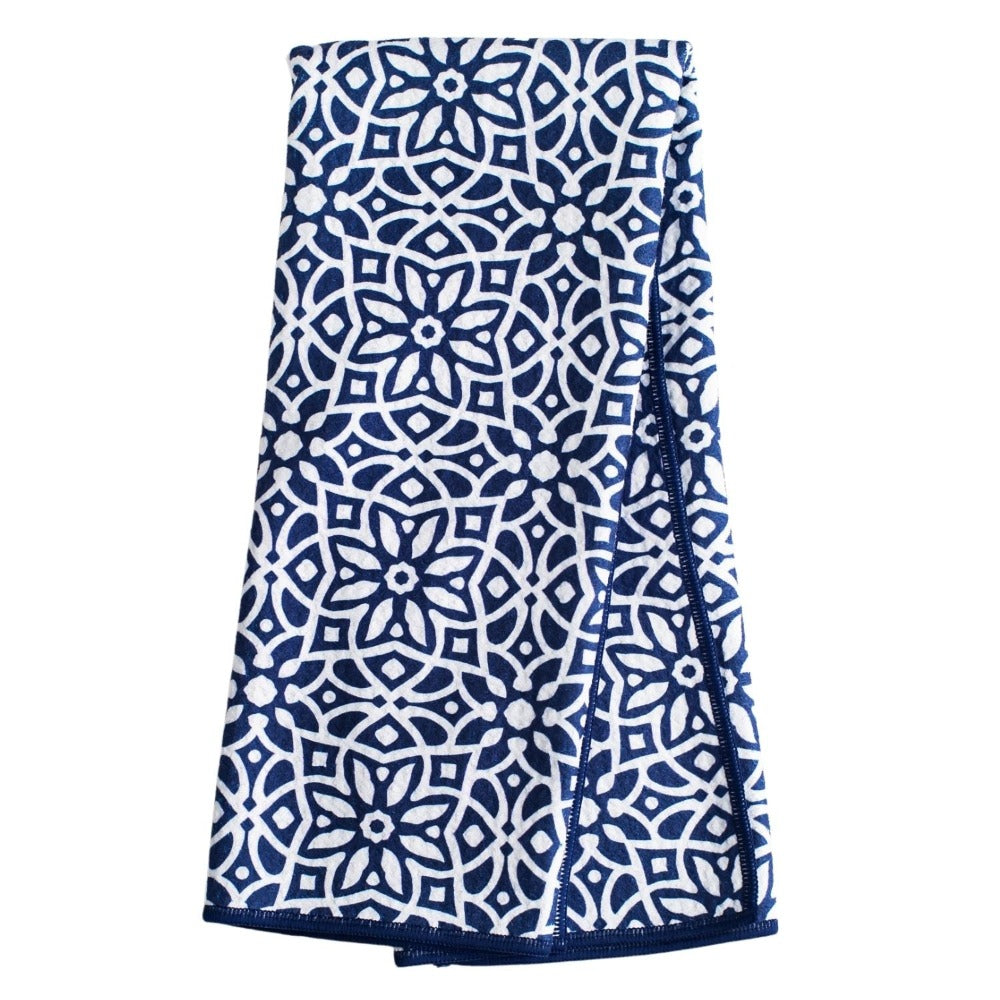 Anywhere Towel Moroccan Tiles | Kitchen Towel, Bathroom Towel, Towel for Gym| Once Again Home Co.