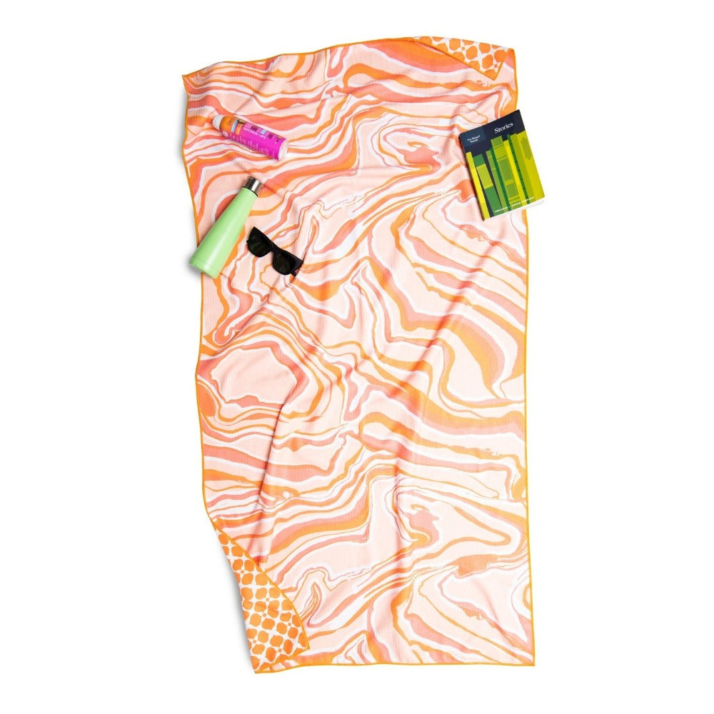 Go Anywhere Towel in Swirl | Beach Towel, Pool Towel, Yoga Towel &amp; Travel Towel | Once Again Home Co.