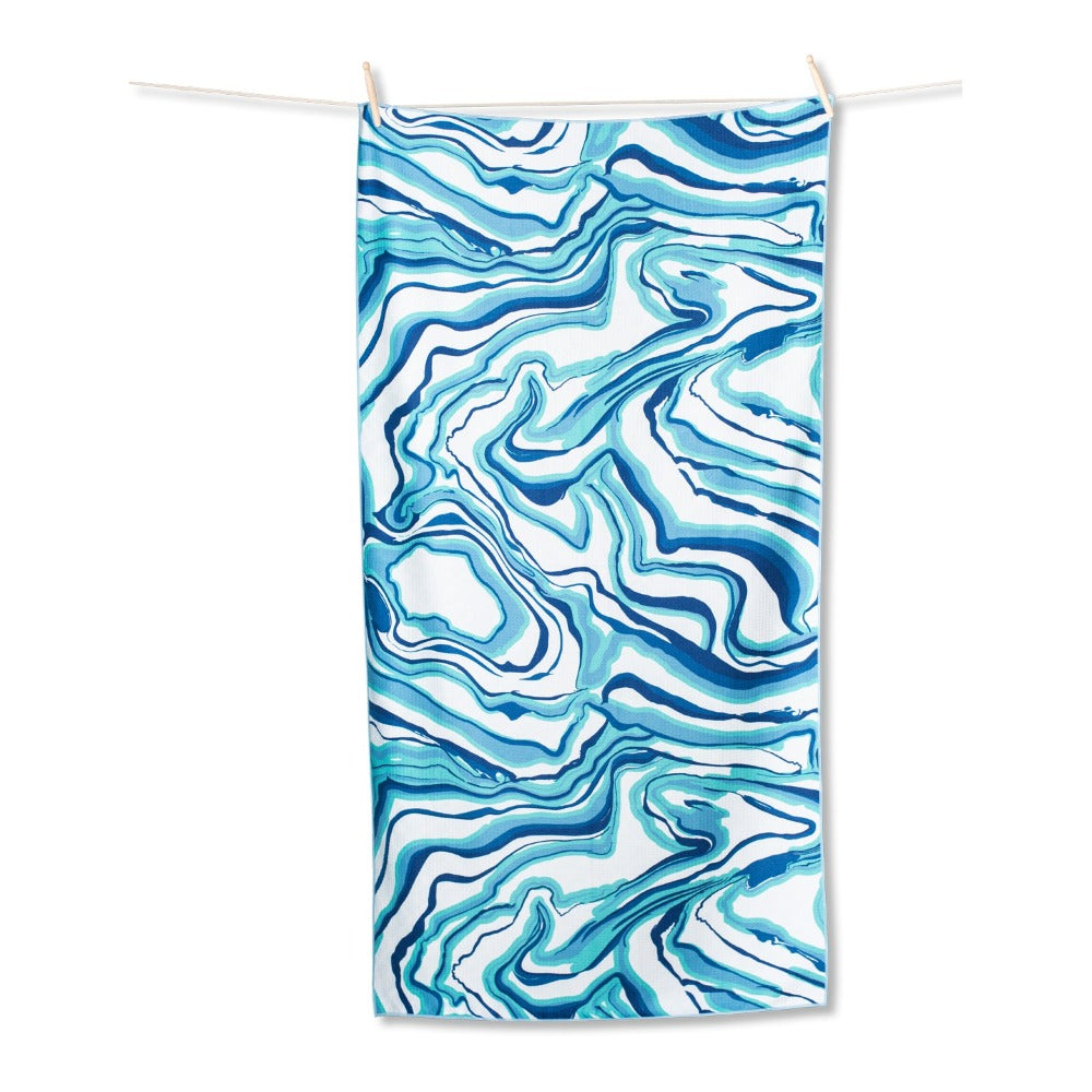 Go Anywhere Towel in Swirl | Beach Towel, Pool Towel, Yoga Towel &amp; Travel Towel | Once Again Home Co.