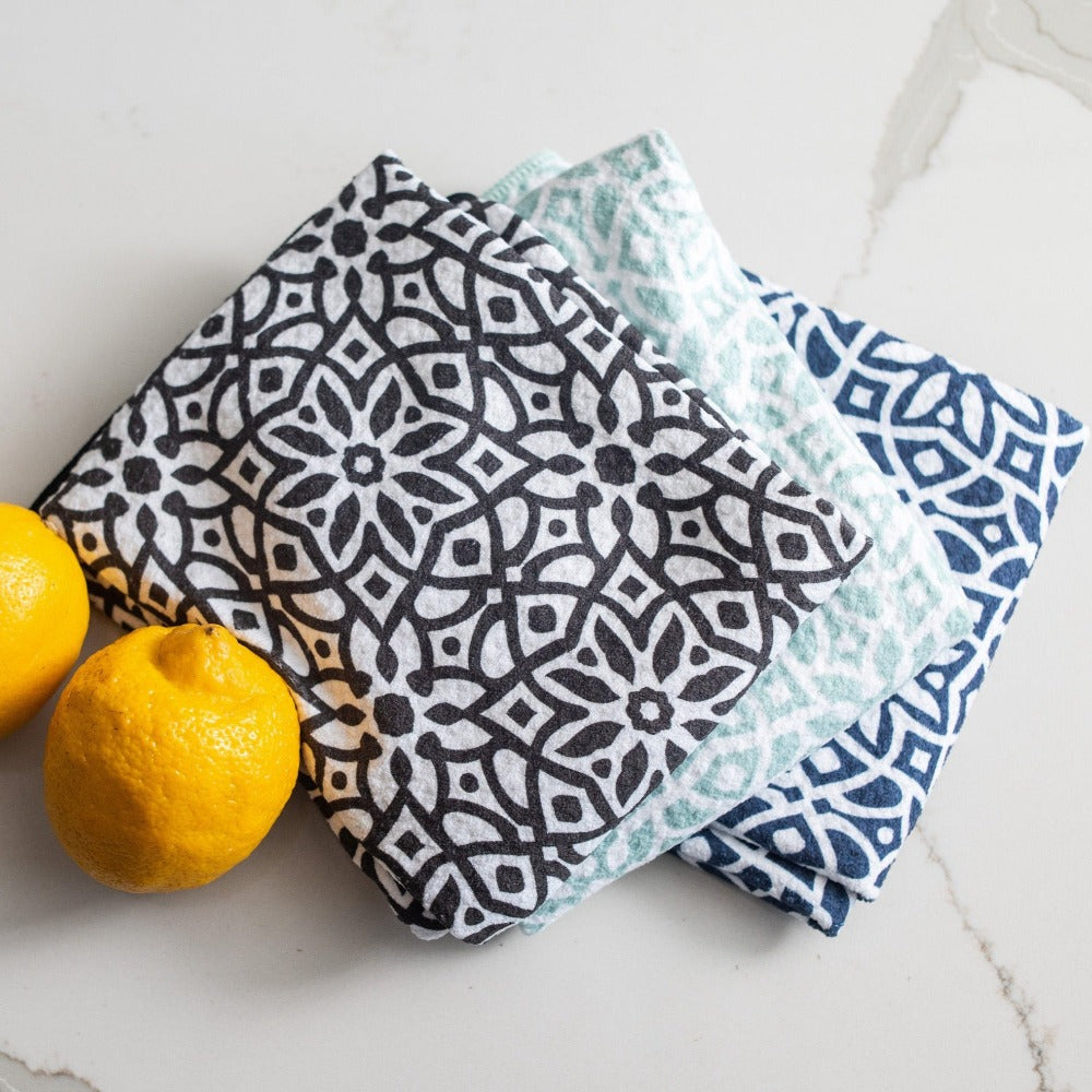 Anywhere Towel - Moroccan Tile Kitchen Towels Once Again Home Co.   