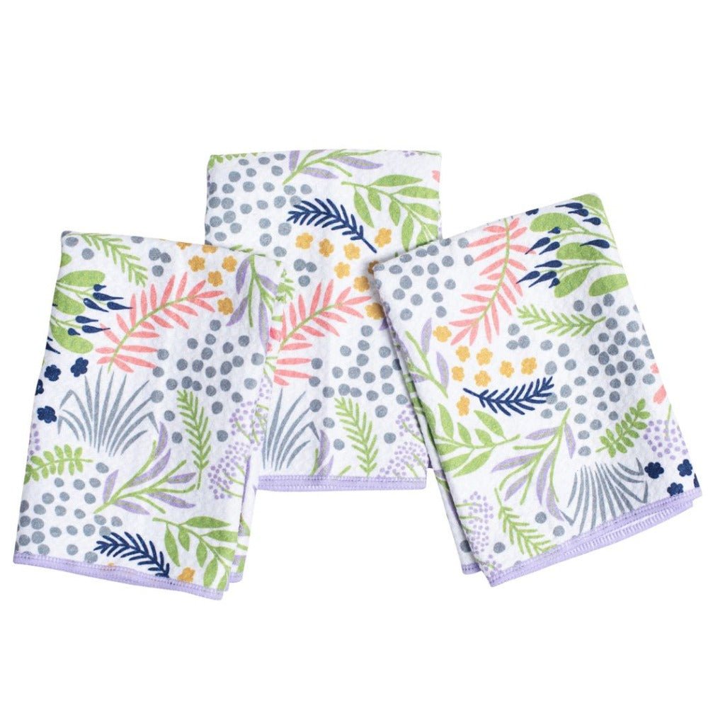 Mighty Mini Towels (Set of 3) - Multi Leaf - Once Again Home Co.